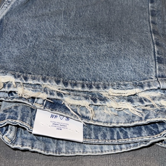 H&M WOMAN WIDE ULTRA HIGH JEANS SIZE 18 NEW WITH TAGS - Picture 3 of 10